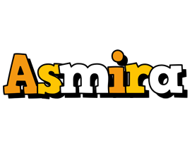 Asmira cartoon logo