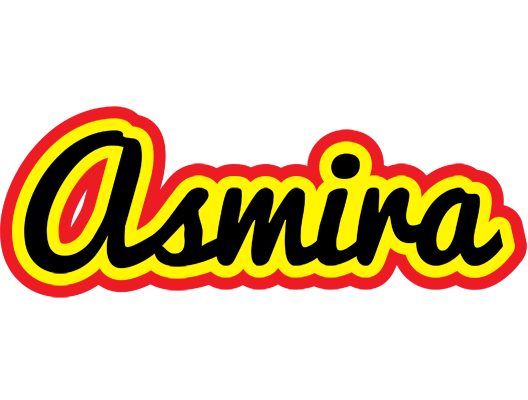 Asmira flaming logo
