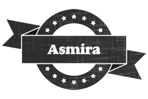 Asmira grunge logo