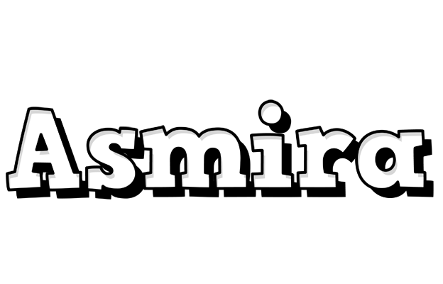 Asmira snowing logo