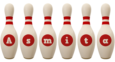Asmita bowling-pin logo
