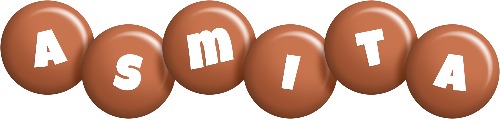 Asmita candy-brown logo
