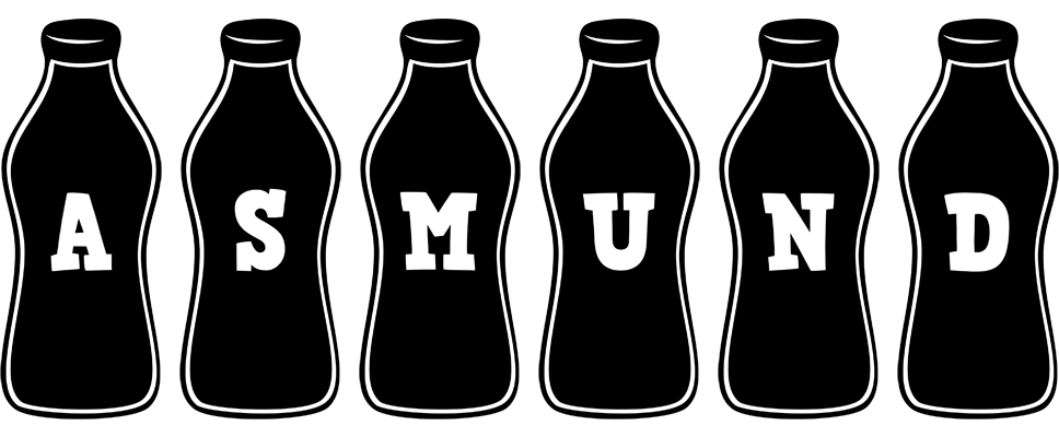Asmund bottle logo