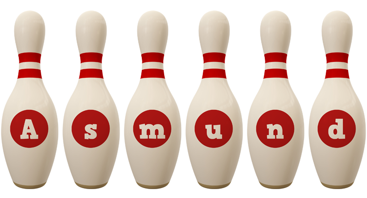 Asmund bowling-pin logo