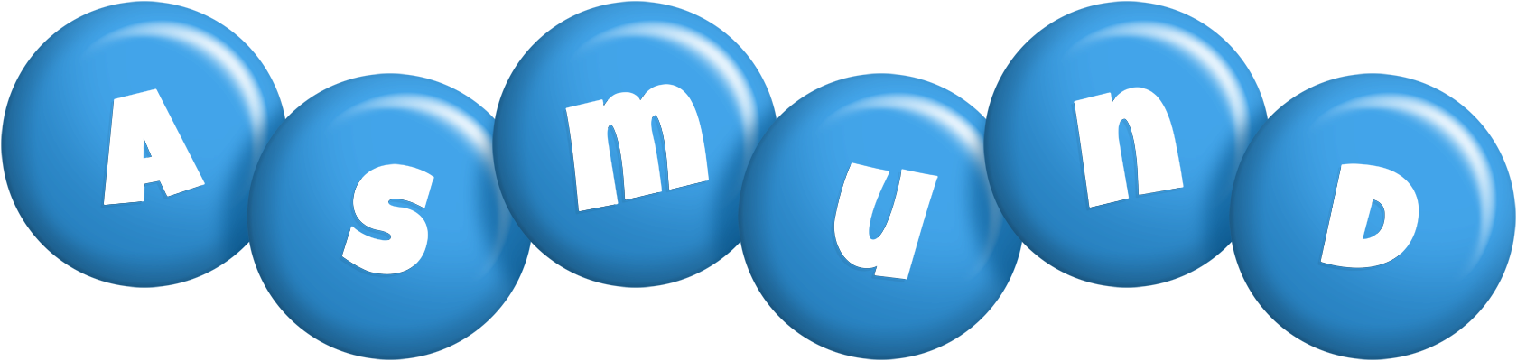 Asmund candy-blue logo