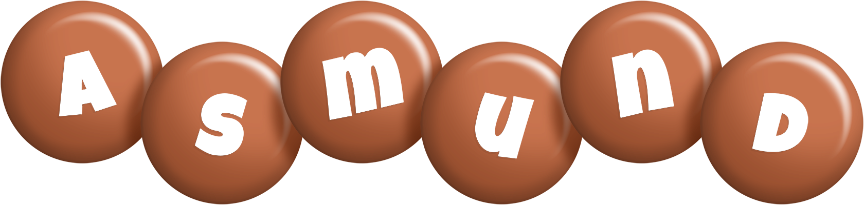 Asmund candy-brown logo