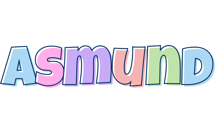Asmund pastel logo
