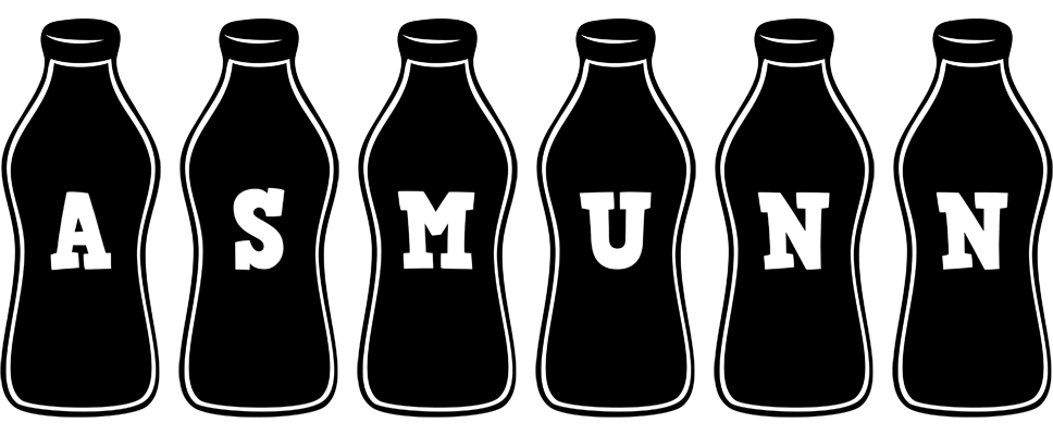 Asmunn bottle logo