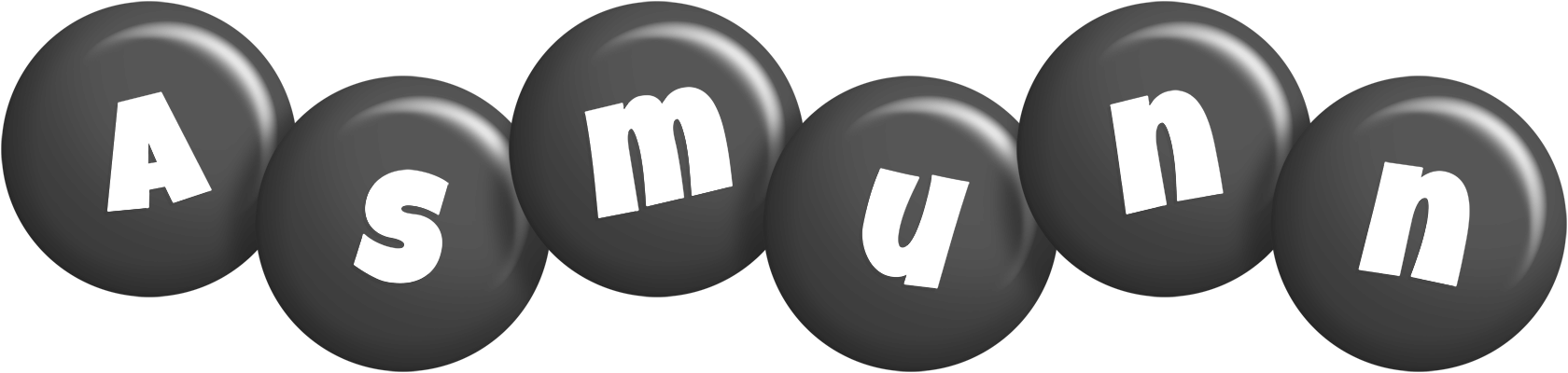 Asmunn candy-black logo