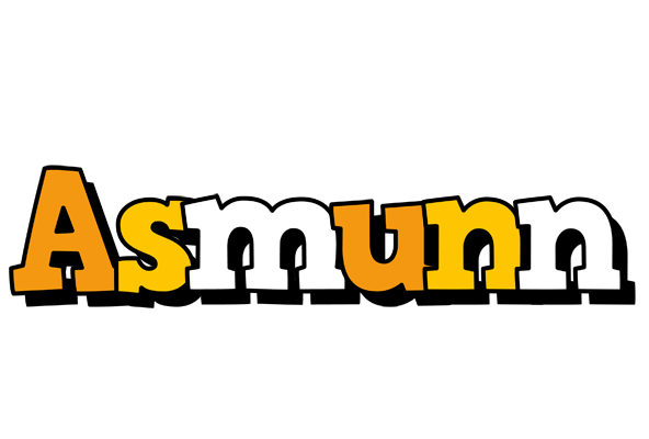 Asmunn cartoon logo