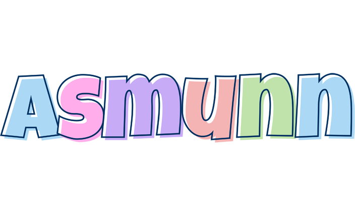 Asmunn pastel logo