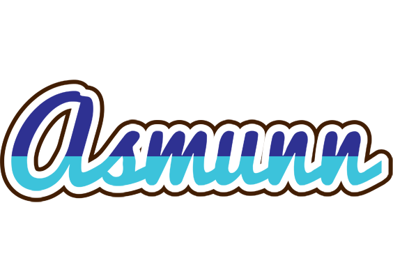Asmunn raining logo