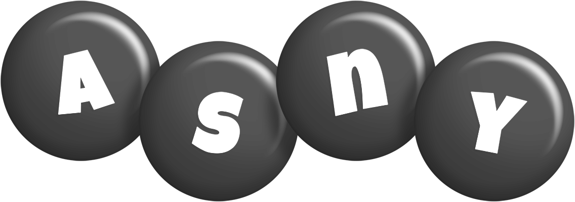 Asny candy-black logo