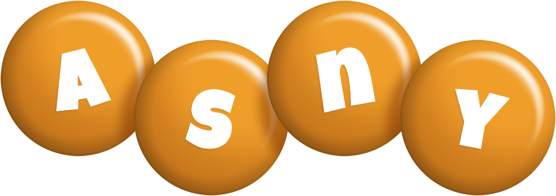 Asny candy-orange logo