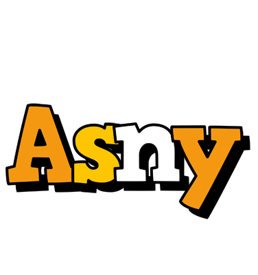 Asny cartoon logo
