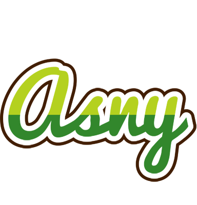 Asny golfing logo