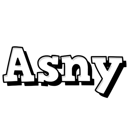 Asny snowing logo