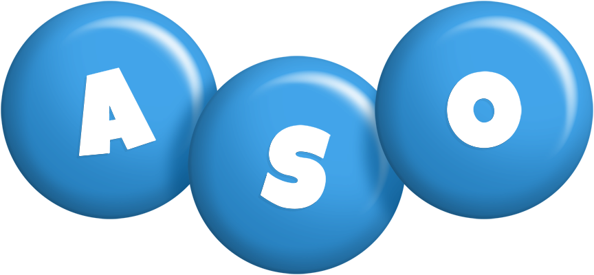 Aso candy-blue logo