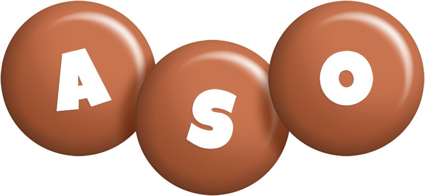 Aso candy-brown logo