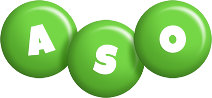 Aso candy-green logo