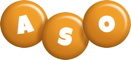 Aso candy-orange logo