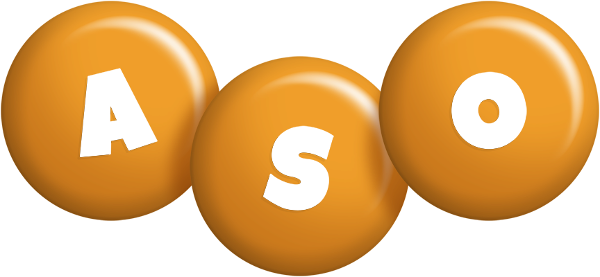 Aso candy-orange logo