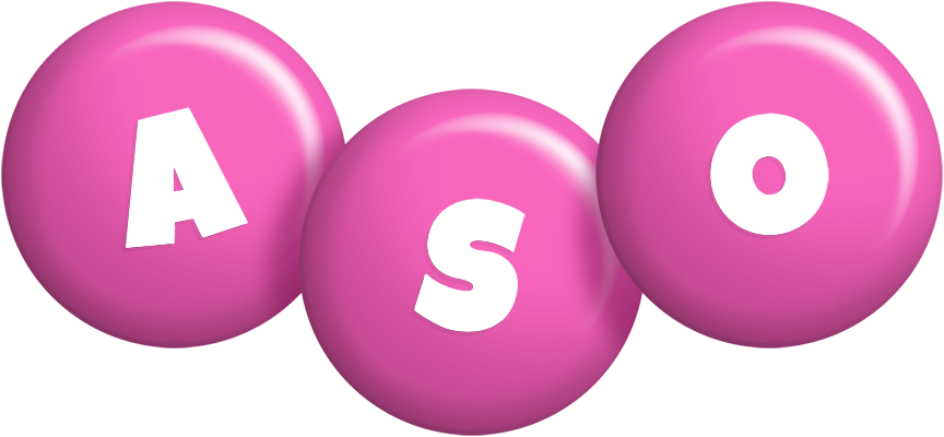 Aso candy-pink logo