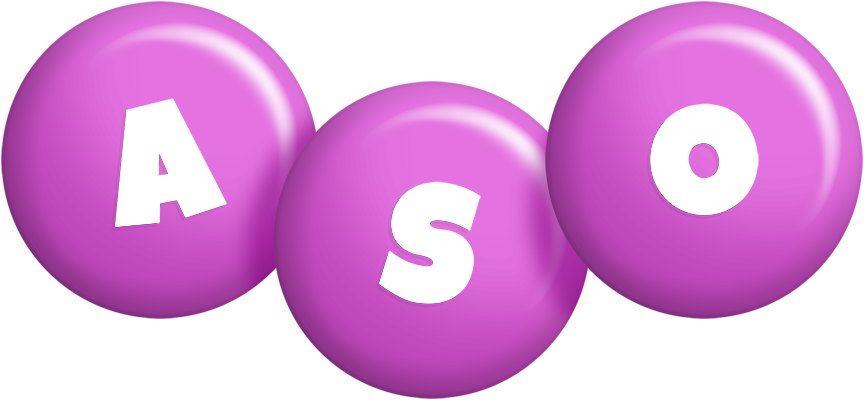 Aso candy-purple logo