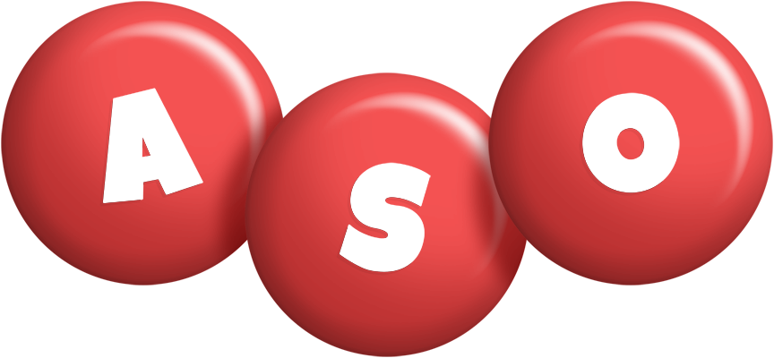 Aso candy-red logo