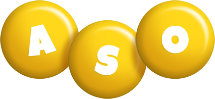 Aso candy-yellow logo