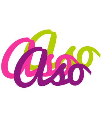 Aso flowers logo