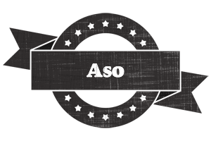 Aso grunge logo