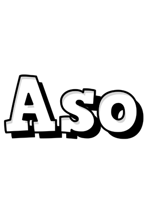 Aso snowing logo