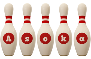 Asoka bowling-pin logo