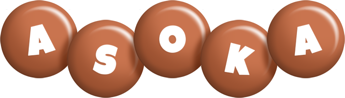 Asoka candy-brown logo