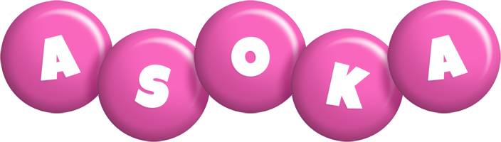 Asoka candy-pink logo