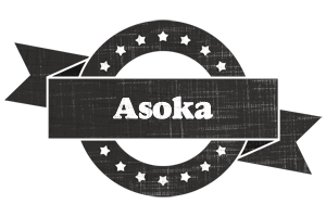 Asoka grunge logo
