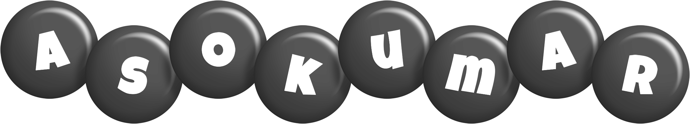 Asokumar candy-black logo