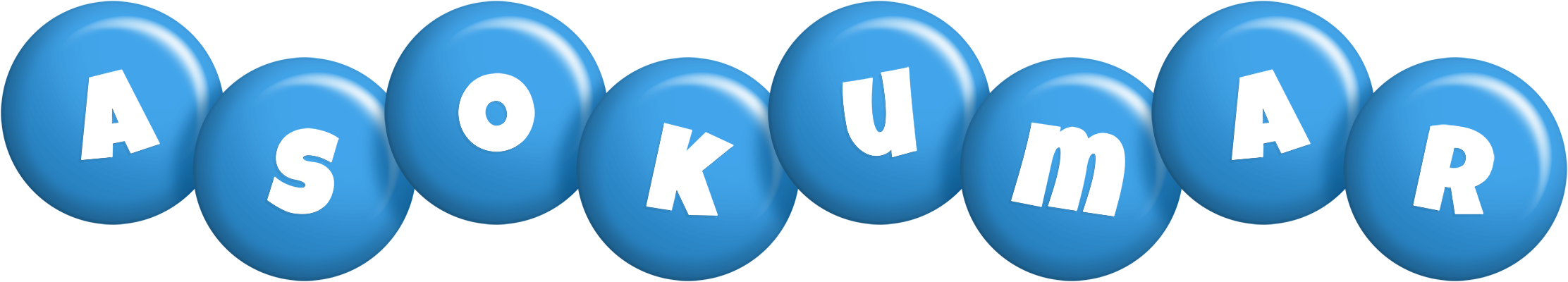 Asokumar candy-blue logo
