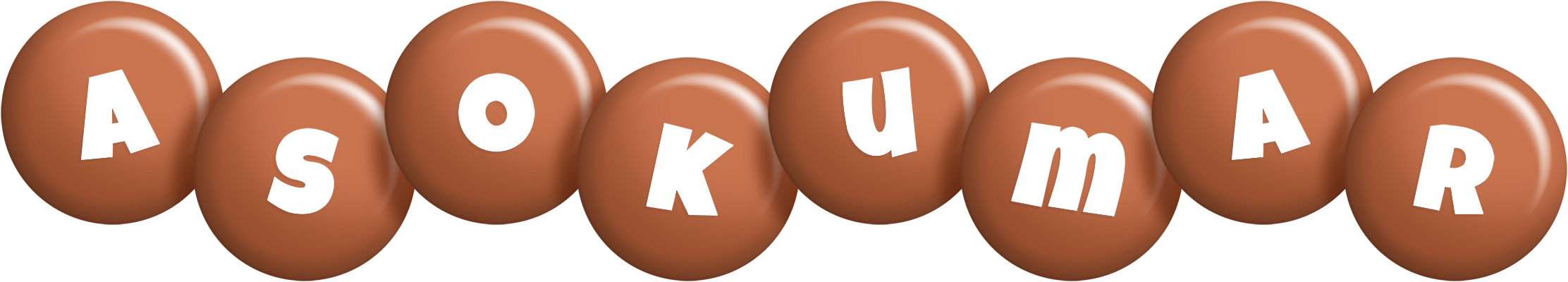 Asokumar candy-brown logo