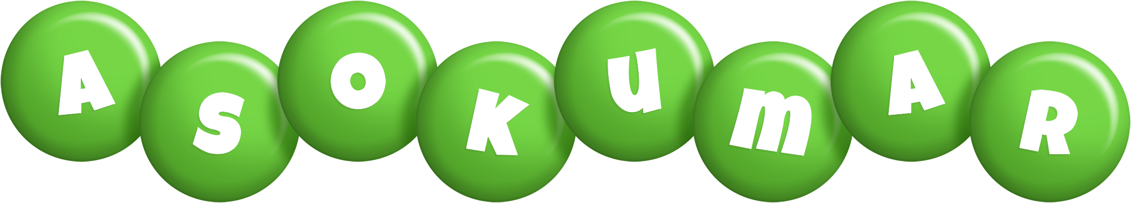 Asokumar candy-green logo
