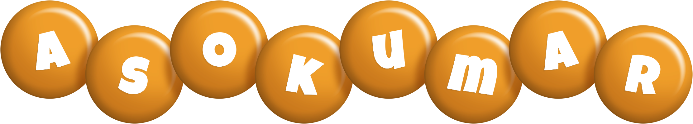 Asokumar candy-orange logo