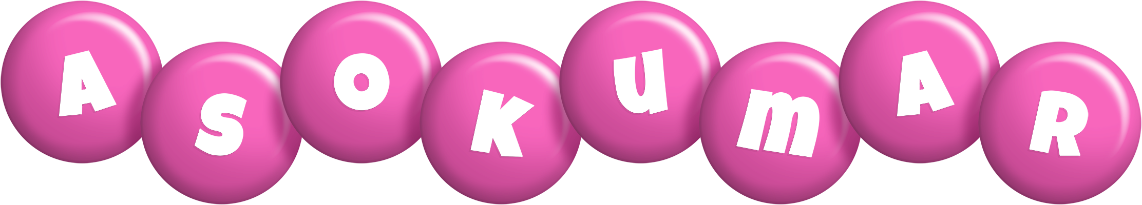 Asokumar candy-pink logo