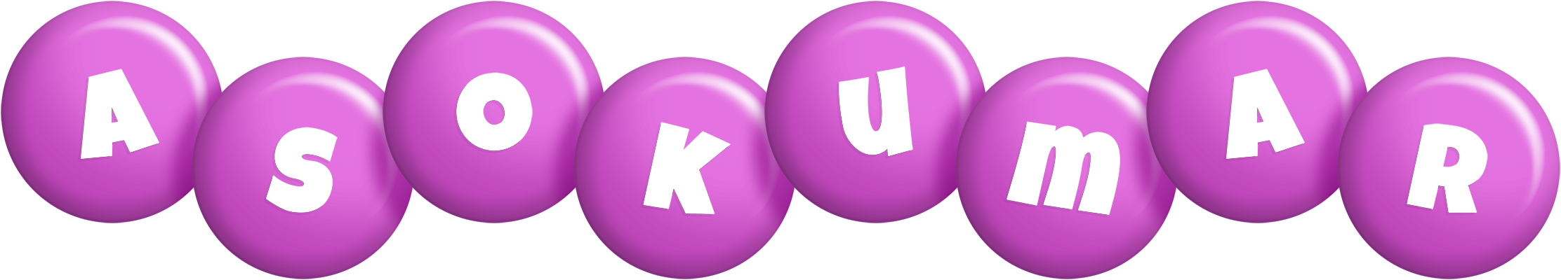 Asokumar candy-purple logo