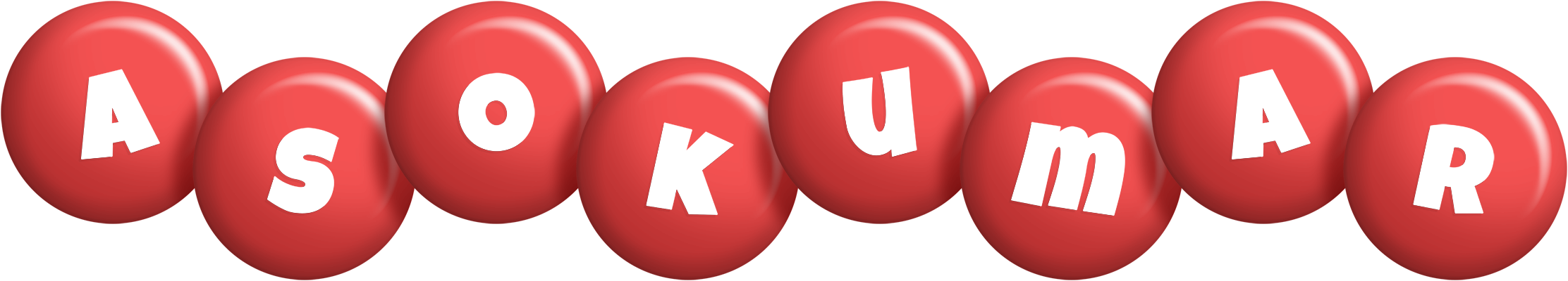 Asokumar candy-red logo