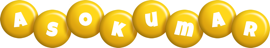 Asokumar candy-yellow logo