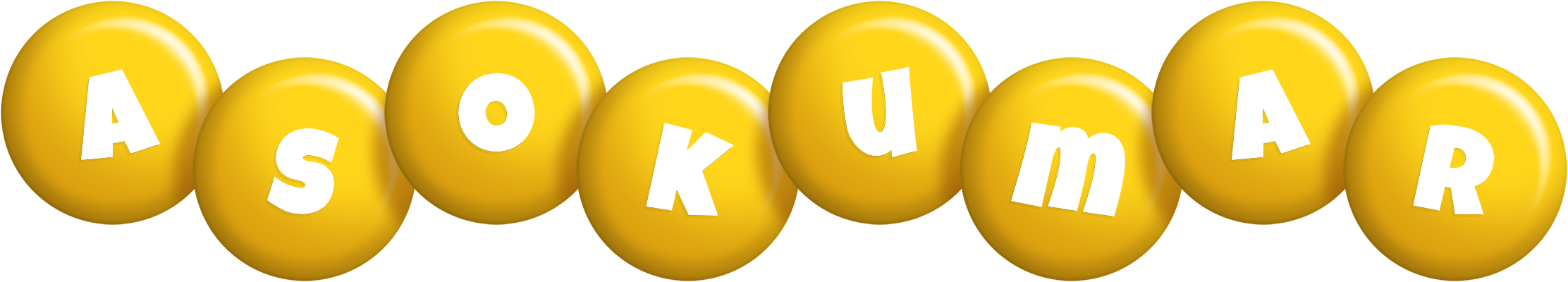 Asokumar candy-yellow logo