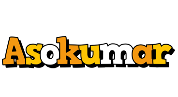 Asokumar cartoon logo