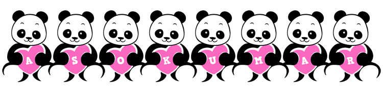 Asokumar love-panda logo