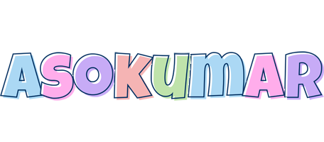 Asokumar pastel logo